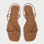 Loeffler Randall NWT  Eleanor Strappy Flat Suede Sandals in Cacao Brown Size 9 US Photo 4