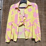 MUY MUY Floral Blouse & Cami Set Size Medium Pink Photo 0