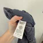 Athleta  Retreat Linen Ankle Pant High Rise Blue Coastal Travel Womens Medium Photo 6