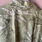 Erika  green and White Patterned Blouse xl Photo 7