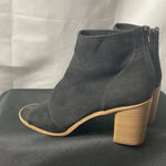 Abound  WO SIZE 9 BLACK OPEN TOE ANKLE BOOTIE 3” HEEL GOOD CLEAN CONDITION Photo 6