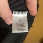 Sweet Romeo  Black Light Waffle Knit Long Sleeve Henley Top Size 1X Photo 8