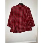 Lane Bryant  red black gold houndstooth blazer 16 Photo 3