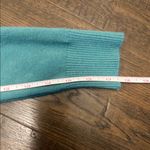 Dreamers  oversized Teal V-Neck Sweater-Size S/M Photo 7