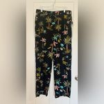 Old Navy  High Waist Wide Leg Linen Blend Tropical Print Pants Size L Tall NWT Photo 2