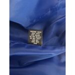 Rafaella Blazer Jacket Womens M Blue White Swirl Pattern 3/4 Sleeve Button Front Photo 10