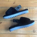 UGG  Koolaburra Fuzz’n II Slip-On Slippers Faux Fur in Black Size 5 Photo 3