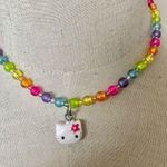 Sanrio Multi colored beaded hello kitty pendant necklace Photo 0