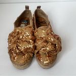 Sam Edelman Women's Cabrera Platform Burlap Gold Sequin Size 10 ⬇️ Photo 5