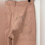 Aritzia  Wilfred Vegan Leather pants, pleather, faux leather, straight Leg,‎ SZ 4 Photo 3