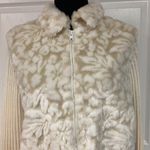 Cato off white faux fur / sweater. Size medium. Photo 3