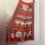 Farm Rio for Anthropologie Floral Paradise Wide Leg Knit Pants - L‎ Photo 3