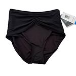 Coco reef Diva Mesh High Waist Bikini Bottoms Black Size XL NWT Photo 2