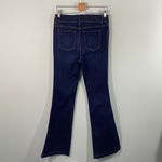 Spanx Women Blue High Rise Flared Leg Pull On Jeans Size M Photo 5