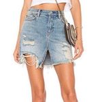 Free People we the free distressed jean skirt! Photo 0