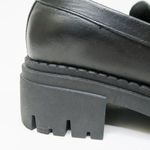 Free People Lyra Lug Sole Black Platform Penny Loafer Photo 5