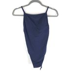 ANDIE  Swim The Paloma One Piece Swimsuit Tieback Square Neck Navy Blue ST Tall Photo 2