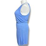 Old Navy  Womens Blouson Dress Sleeveless Halter Top Knee Length Blue Large Photo 5