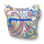 Vera Bradley  Marina Paisley Quilted Tote Bag Purse Shoulder Adjustable Strap Zip Photo 15