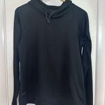 Nike Dri-Fit Women’s Thermal Hooded Cowl Neck Black Sweatshirt. Size: Large. Photo 0