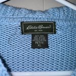Eddie Bauer Eddie Bauer Petite XLP Blue Hooded Toggle Sweater Women's Cardigan Photo 2