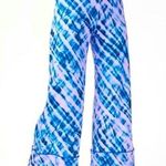 Terez  M Printed Seamless Cropped Wide-Leg Lounge Pants NWT Photo 0