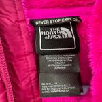 The North Face The North‎ Face Size Medium Jacket Pink Fleece Zip Up Hooded Lined Winter Snow Photo 2