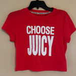 Juicy Couture NWT Choose Juicy Baby Tee sz S Photo 0
