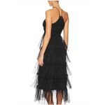 Likely Dress Women 2 Black Shane Tiered Tulle Halter Gown Rhinestone Embellished Photo 1