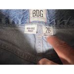 BDG  Urban Outfitters‎ High-Rise Baggy Ripped Distressed Jeans Crop Raw Hem SZ 26 Photo 1