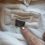 Pilcro ANTHROPOLOGIE  Drape Neck Off Shoulder Cream Sweatshirt Top Size Medium Photo 8