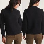 Marine layer Black Skylar Sweater Womens XS Turtleneck Cotton Wool Blend Ribbed Photo 1