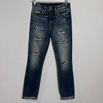 Silver Jeans  Co. Beau Eco Mid Rise Destructed‎ Girlfriend Jeans Size 24 Photo 1