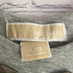 Michael Kors MICHAEL Gray Embellished Women's Tank Top Size Large Photo 1