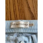 Soft Surroundings Women's Light Blue Denim Shorts M Relaxed Fit Rolled Cuffs Photo 2