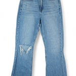 American Eagle Jeans Women 4R Blue Highest Rise 90s Flare Distressed Denim Retro Photo 0