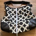 Coach  vintage black and white shoulder bag Photo 10