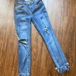 Free People  great heights fringe skinny jeans size 26 Photo 3