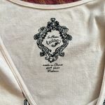 LINGERIE BODICE GRAPHIC TEE TUNIC DRESS Pink Size M Photo 3