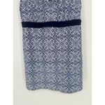 Lands' End Swimsuit Womens 16 Petite Blue White Swim Dress One Piece Padded Size 16P Photo 2