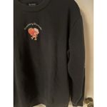 Strawberry Shortcake dark grey womens slouchy graphic sweatshirt size S Gray Photo 2
