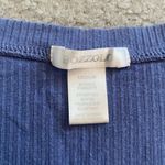 Bozzolo  Short Sleeve V-Neck Top in Blue Photo 2