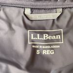 LL Bean Downtek Duck Down Fleece Lined Mock Neck Lightweight Jacket Black Photo 6