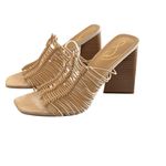 Sam Edelman NWT  Laurette Almond Lattice Square Toe Block Heel Sandals Photo 4