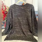 Rebecca Malone Rebeca Malone Modern and Elegant Women's Sweater Black Plus Size 1X Photo 3