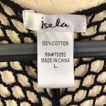 Black Cotton Crochet Boho Lace beachwear Coverup Small Photo 2