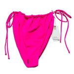 Good American Tiny Ties Bikini Bottom 5 2XL Women’s Hot Pink NWT GSW0151. Photo 1