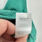 Lulus Ribbed V Neck Cropped Tank Top Teal Green Size Medium NWT Photo 9
