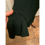 CeCe forest green cable knit sweater dress size M Photo 5