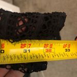 Missguided NWT  Black Jersey Crochet Wide Leg Jumpsuit Swim Cover Up Size US8 Photo 5